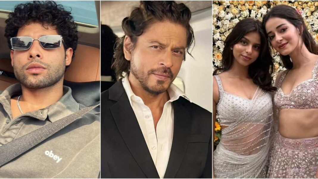 SRK, Siddhant Chatrurvedi, and Suhana Khan, Ananya Pandey