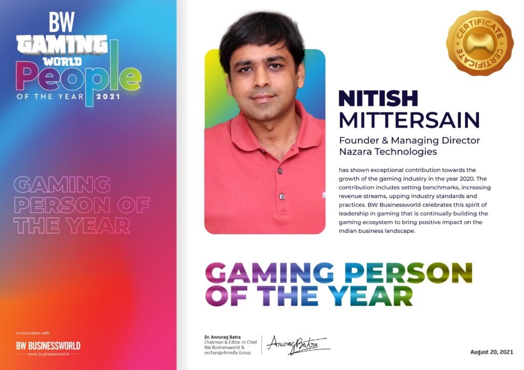 Nitish Mittersain's Bold Vision: India's Ascension as Global Gaming Gaming 